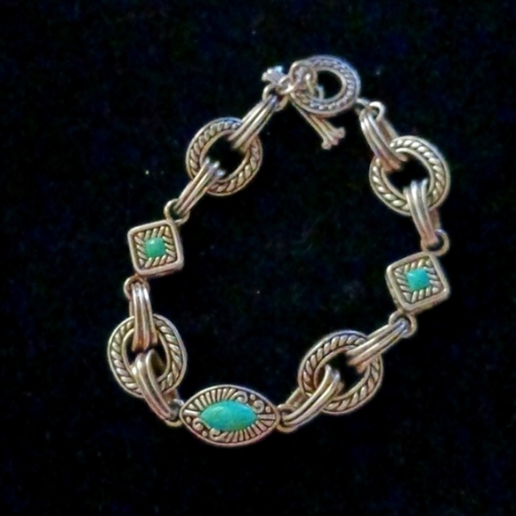 Studio Barse 925 Silver and Turquoise Bracelet - Picture 1 of 6